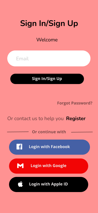 Mobile App UI/UX Design 